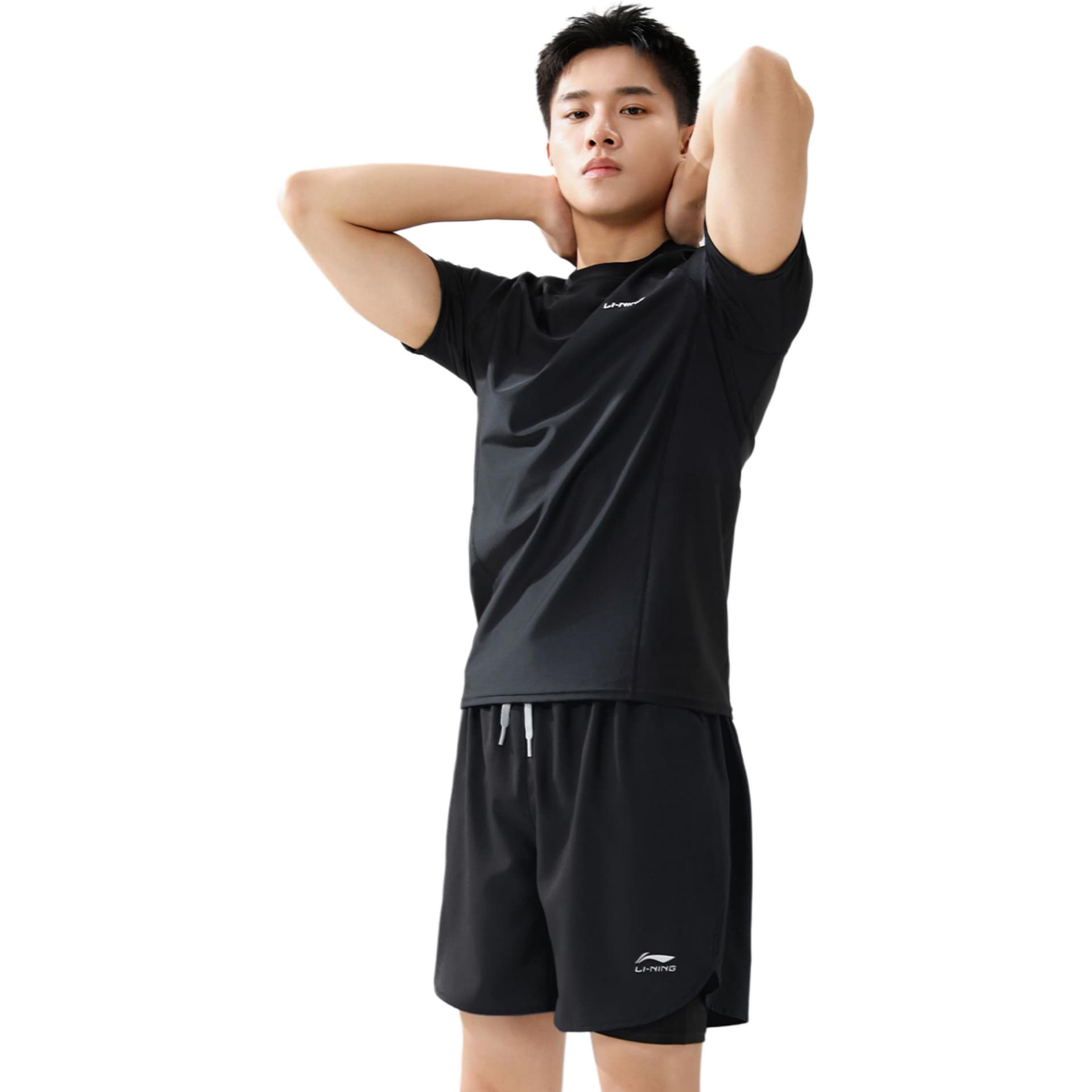 Li Ning Swimsuit Set Black