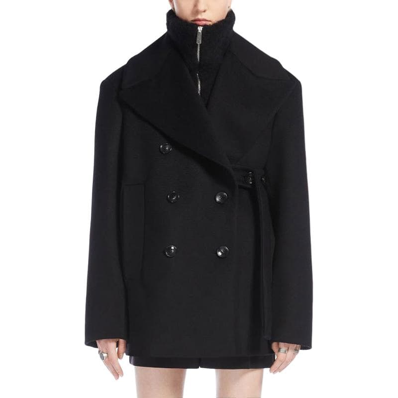 SportMax Orchis DoubleBreasted Belted Coat