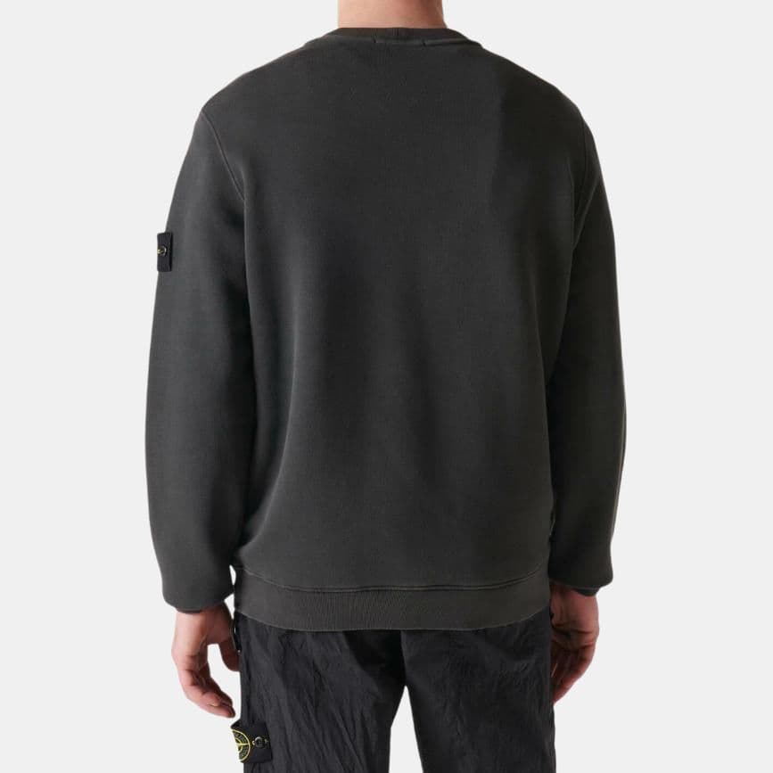 STONE ISLAND Logo Patch Crewneck Sweatshirt