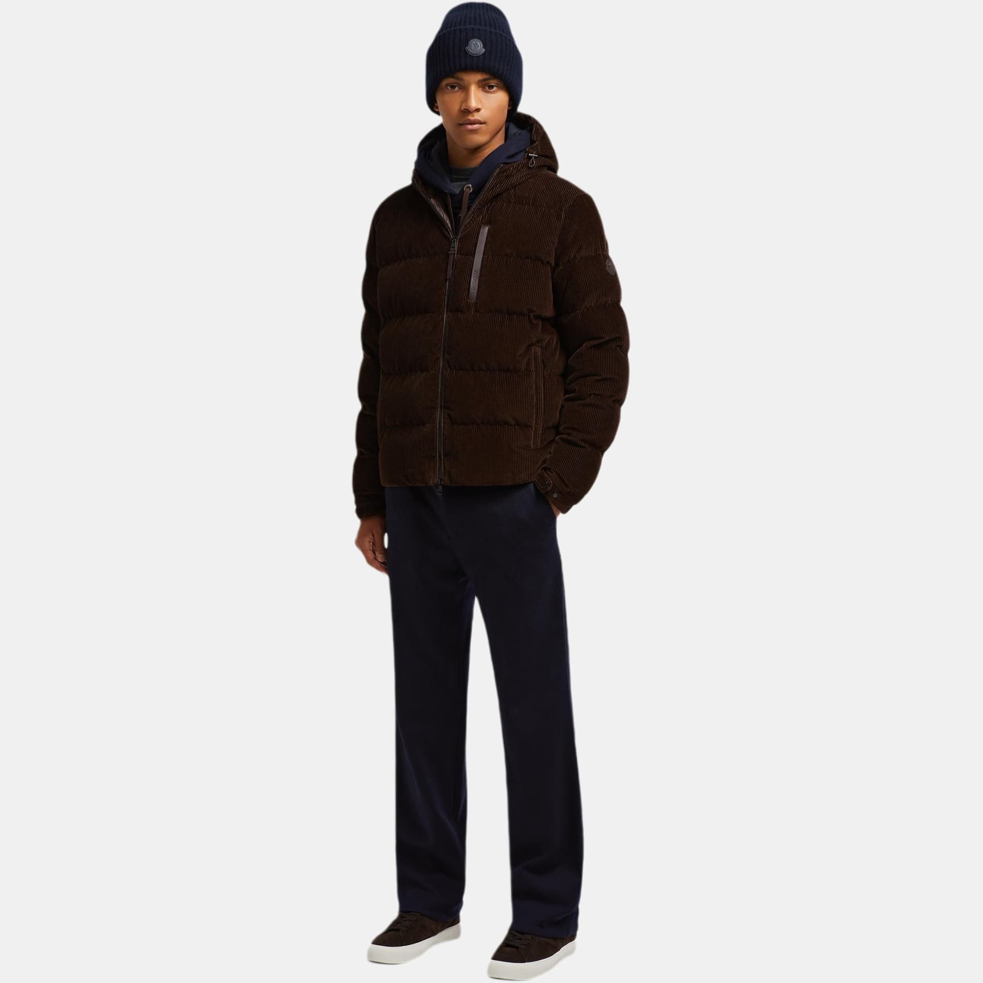 Moncler Vederna corduroy puffer jacket