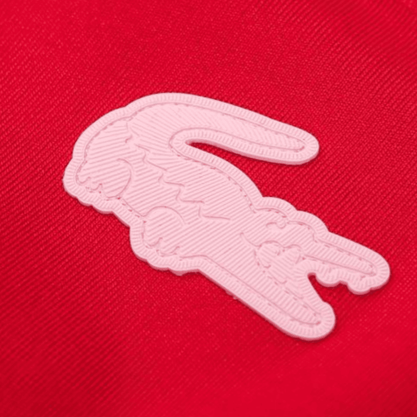 LACOSTE Sports Red Pink Green Multicolor Moderate Tapered