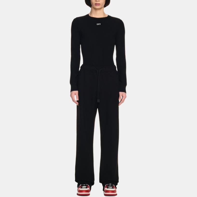 OFF WHITE FW24 Sweater, Slim Fit Black