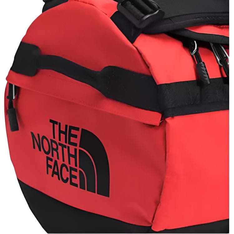 THE NORTH FACE 50L Nylon Fabric Travel Bag Red