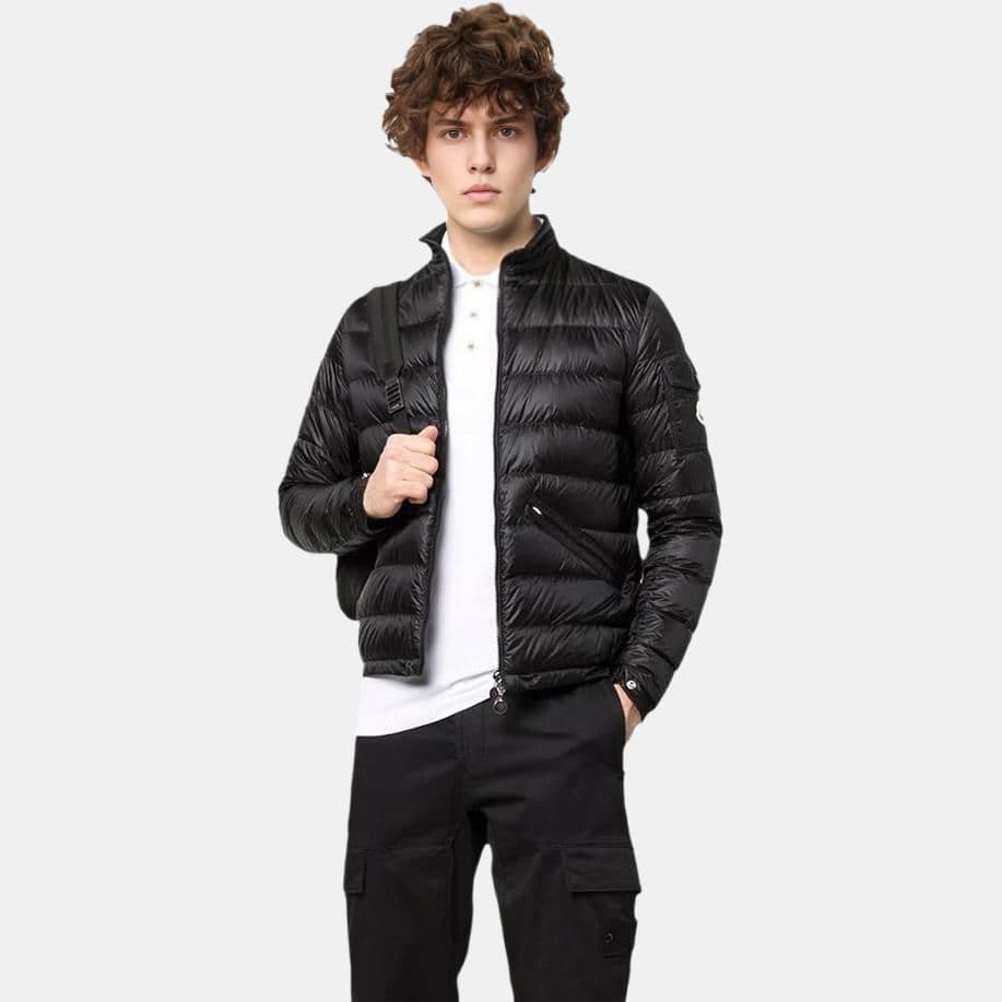 Moncler SS22 Rib Bone Down Jacket Black