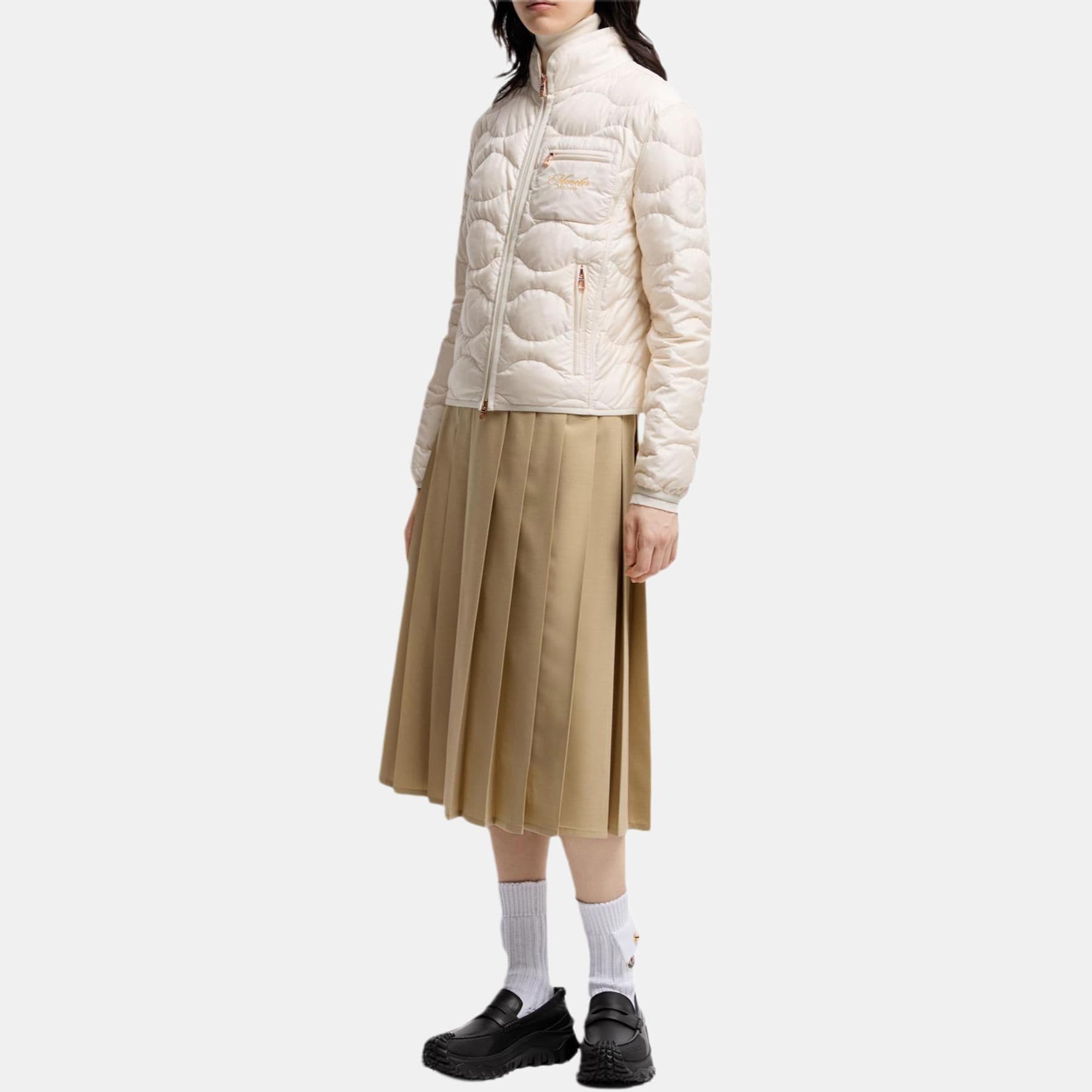 Moncler quilted zipfront jacket