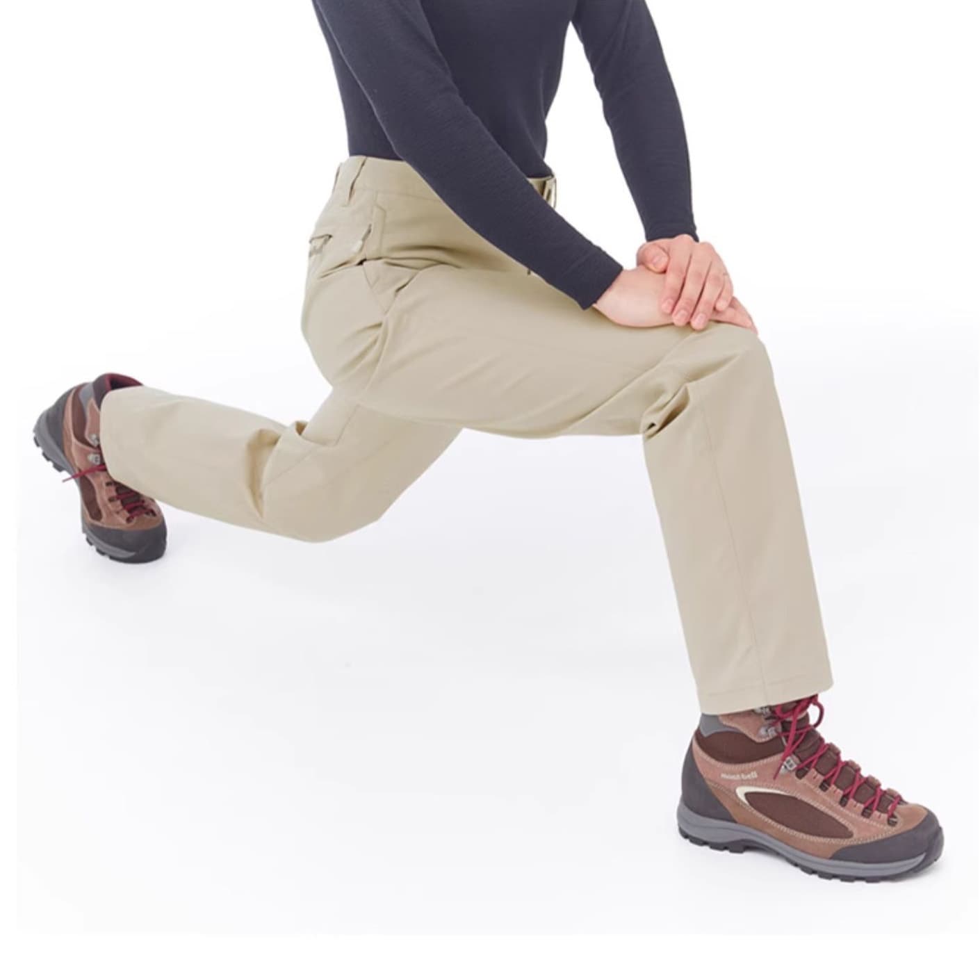 MONTBELL Knitted Sweatpants Pearl Gray