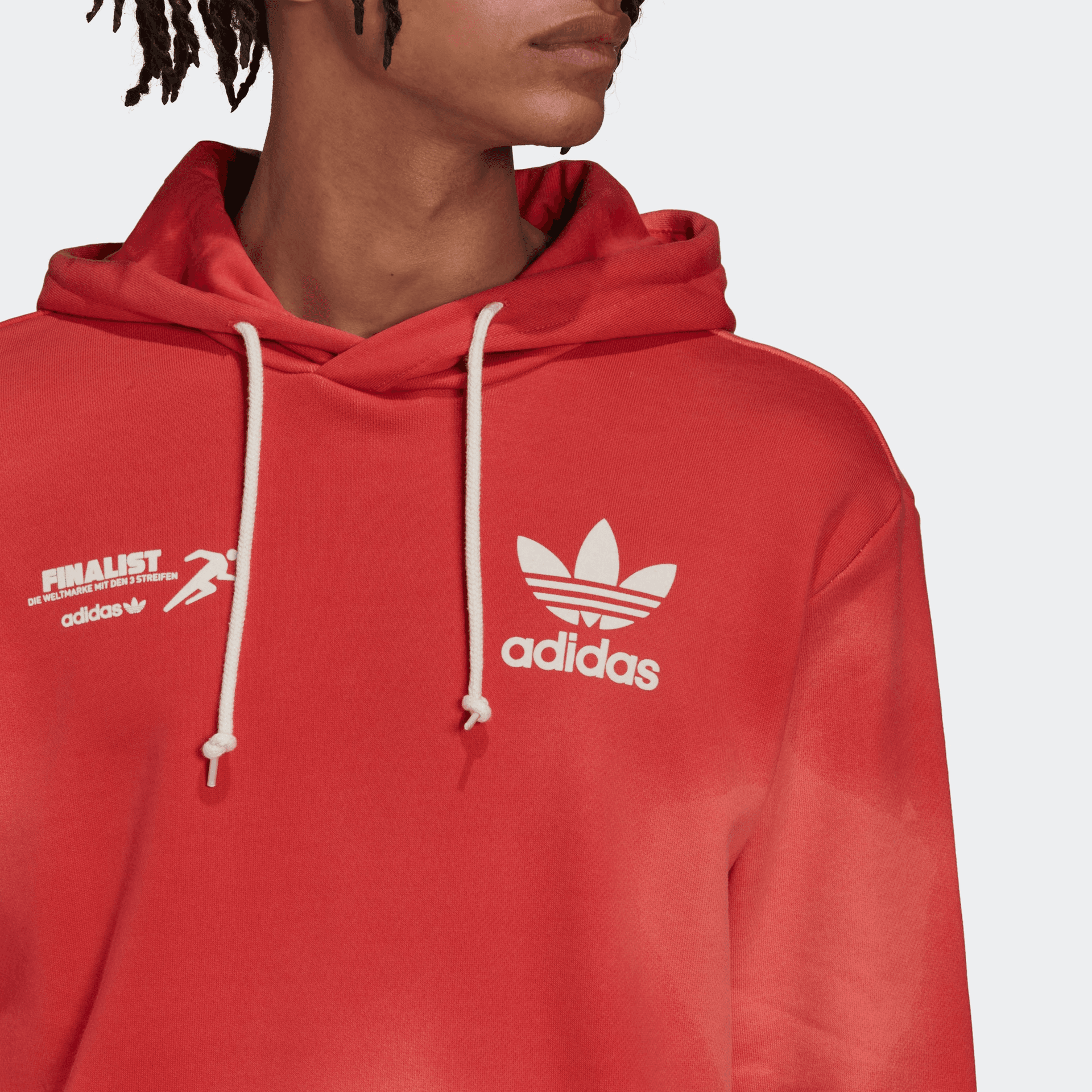 Adidas GRAPHICS MELLOW RIDE CLUB Sweatshirt Bright Pink Red Neon/Yellow White