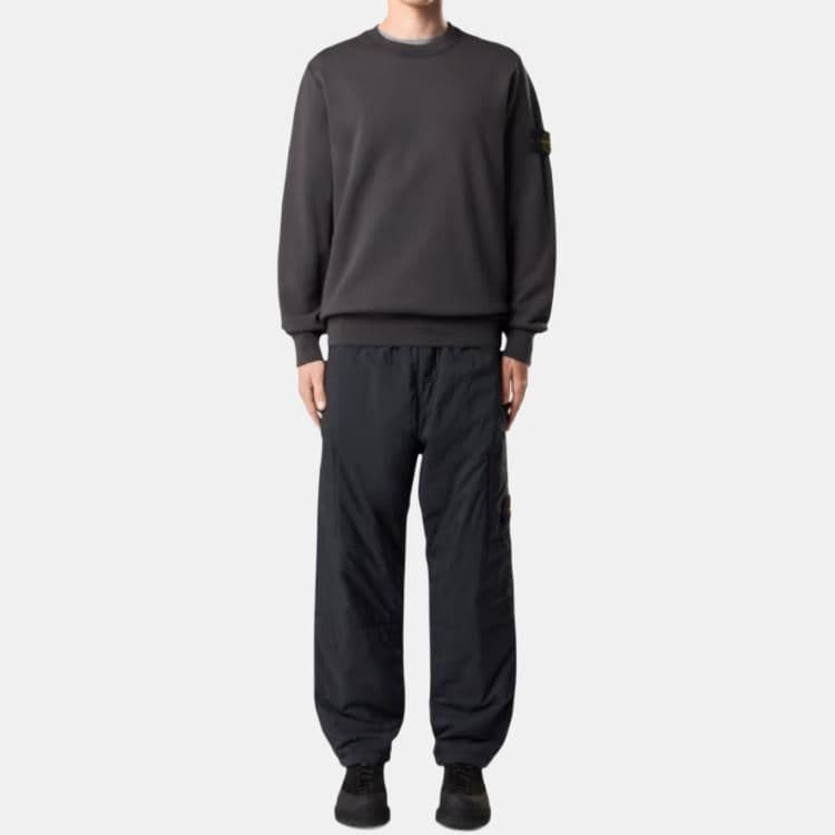 STONE ISLAND Logo Patch Crewneck Sweatshirt