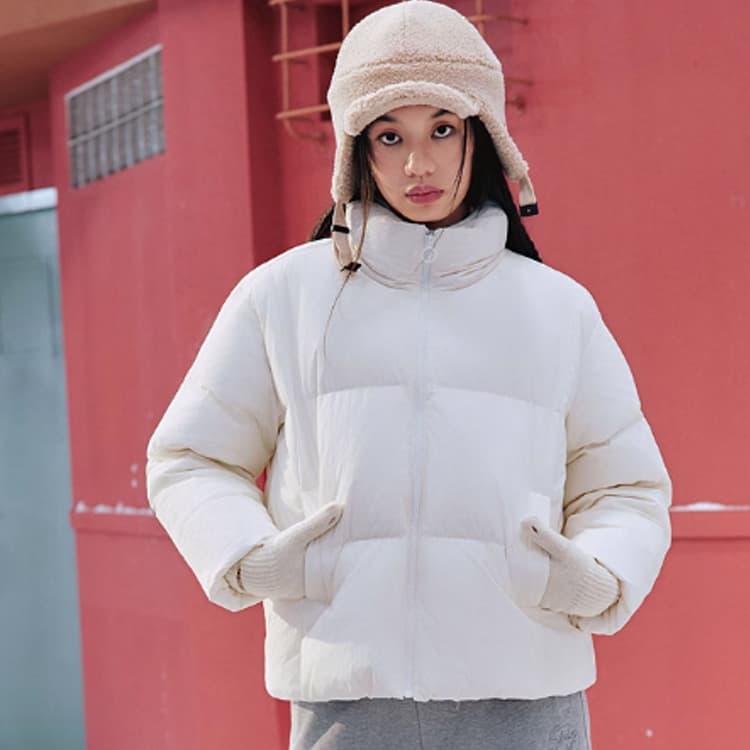 Skechers Sports Life Collection Down Jacket Marshmallow White