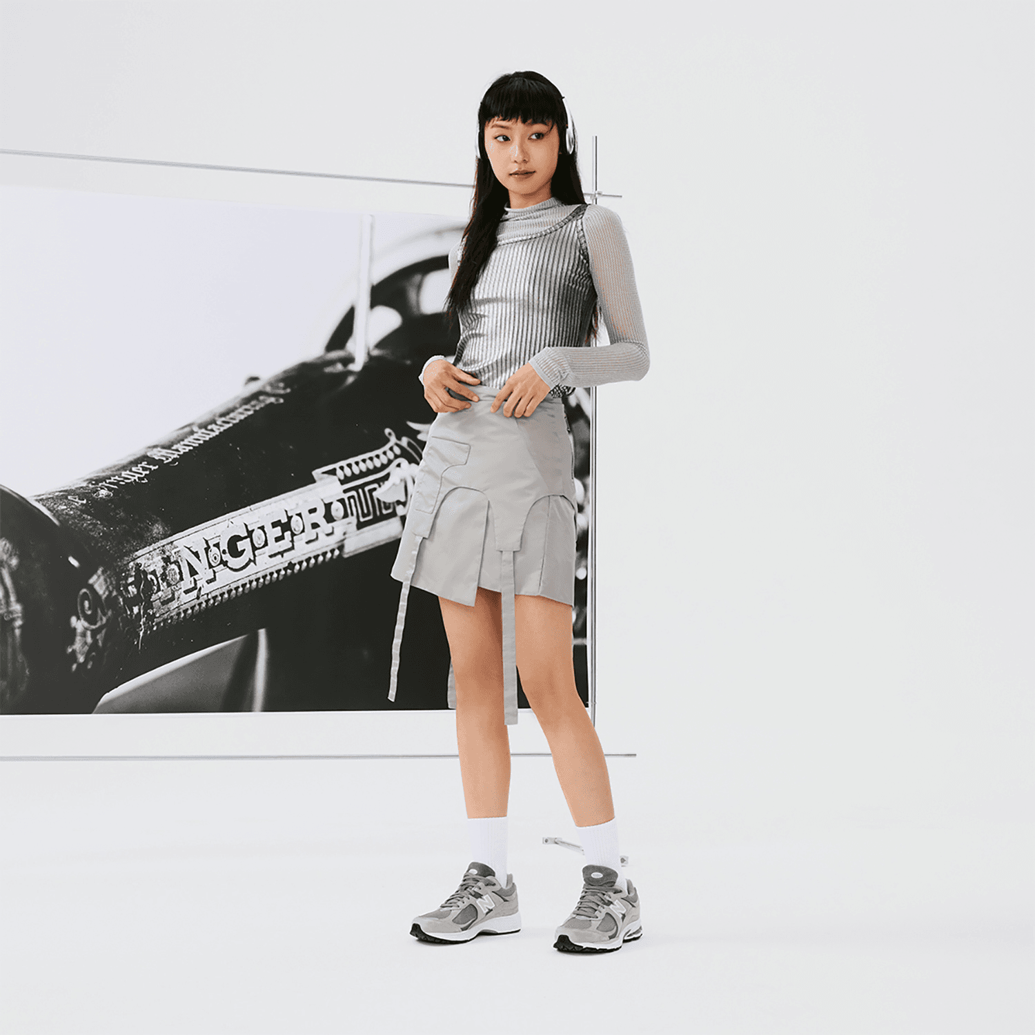New Balance Breathable Lowtop Gray