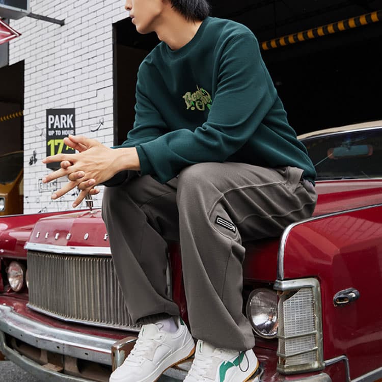 Li Ning Knitted Sweatpants Gray
