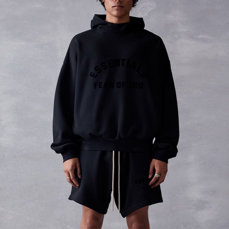 Fear Of God Essentials logoprint dropshoulder hoodie