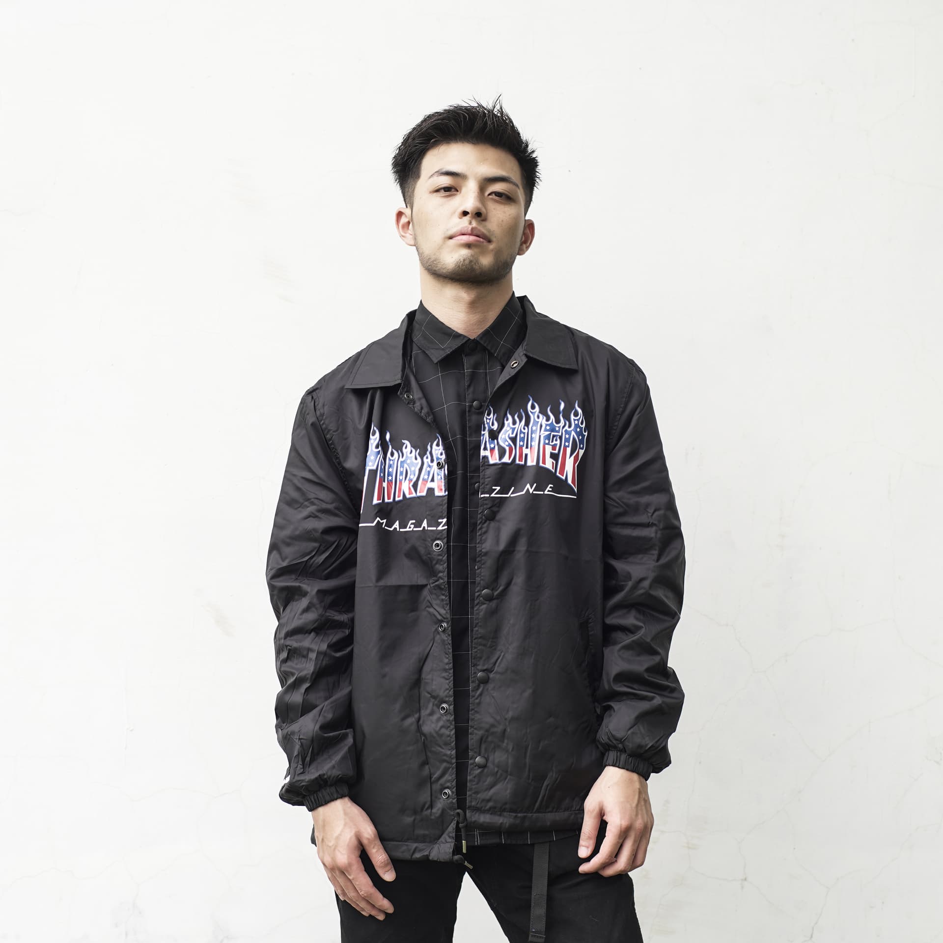 Thrasher Jacket Japan Version Black