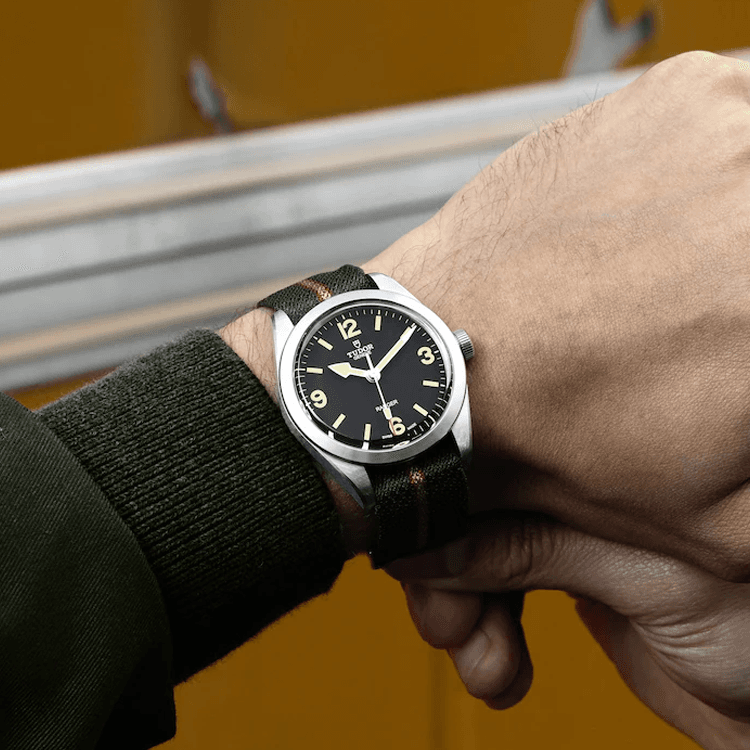 TUDOR Rogue Like Collection Automatic Mechanical Movement Watch 39mm Black Dial Matte Steel Watch Case