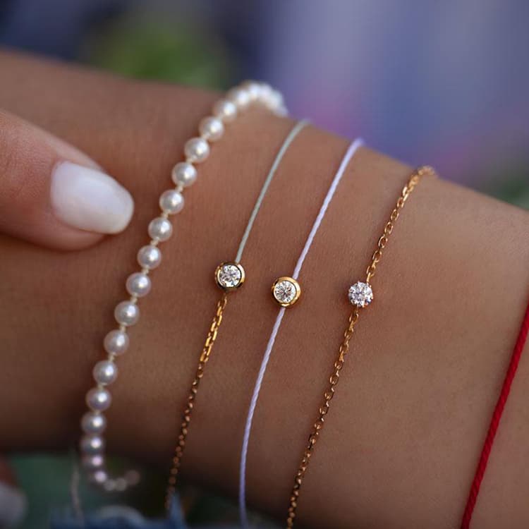 Redline Diamond, Rose Gold Bracelets