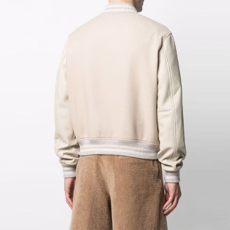 AMIRI Baseball Jerseys Light Umber Baseball Collar Moderate