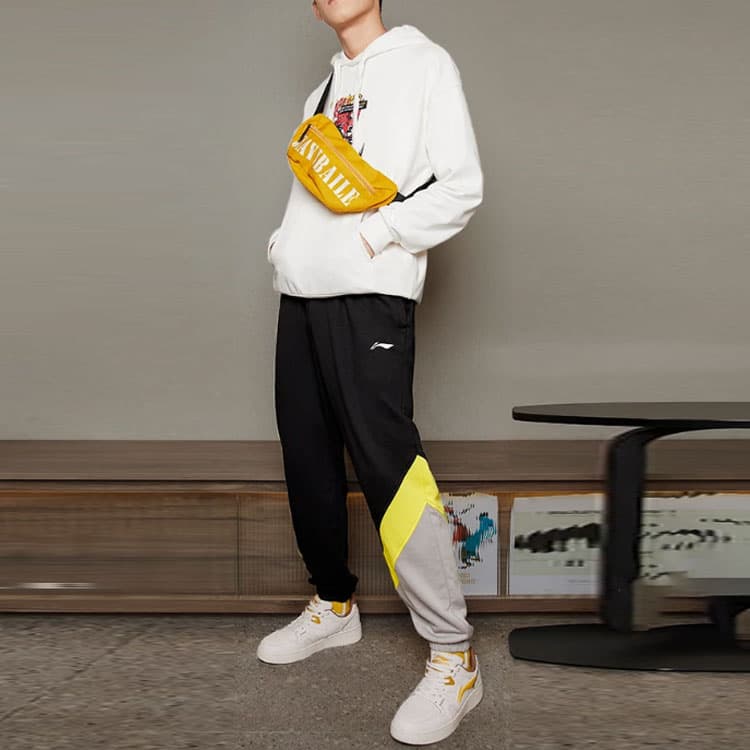 Li Ning Sports Collection Knitted Sweatpants Black