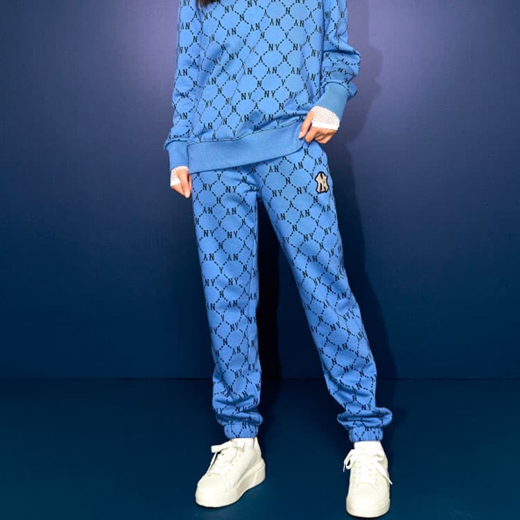 MLB Knitted Sweatpants Blue