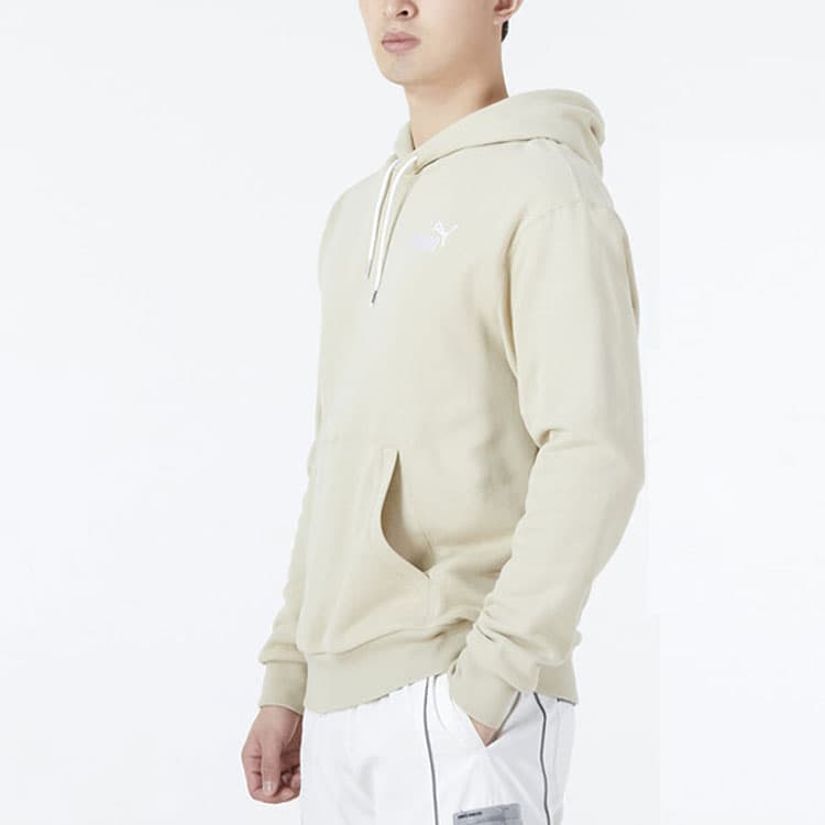 PUMA Sweatshirts Ecru Hooded Moderate