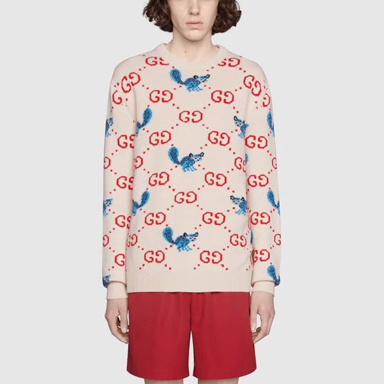 GUCCI Sweater Ivory White