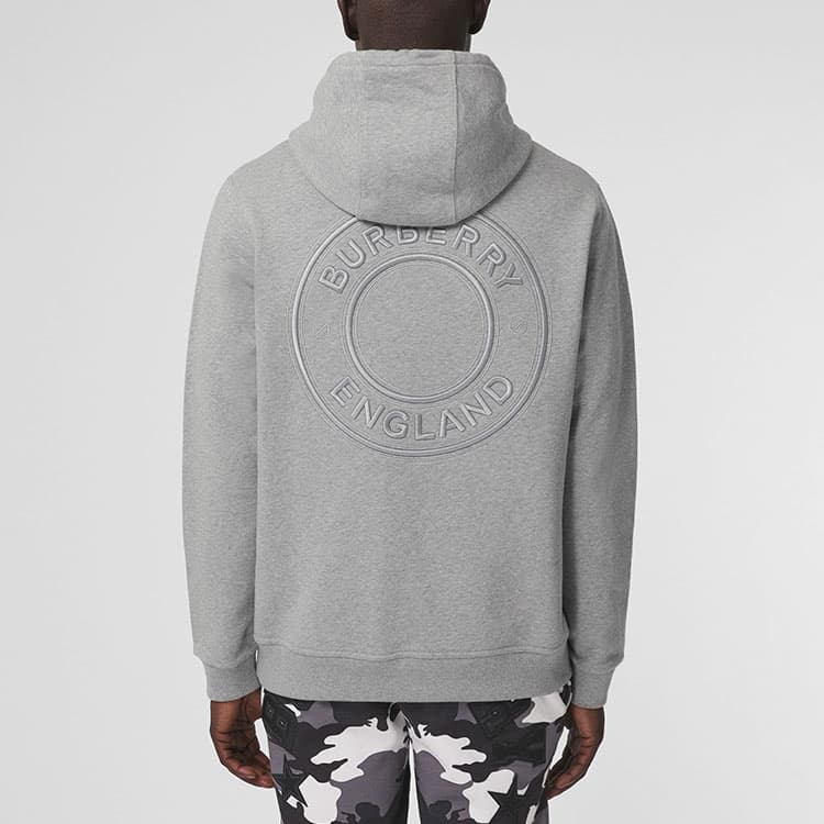 Burberry Letter Graphic Appliqué Hoodie