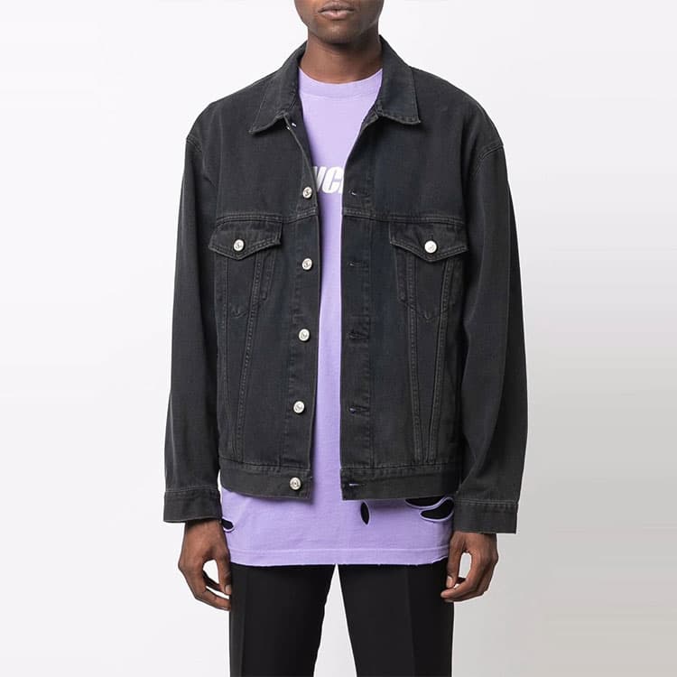 Balenciaga Denim Jacket Black