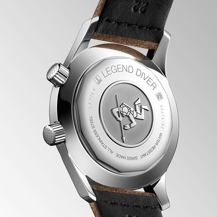 LONGINES Automatic Mechanical Movement Watch 42mm Coffee Watch Dial Stainless Steel Case