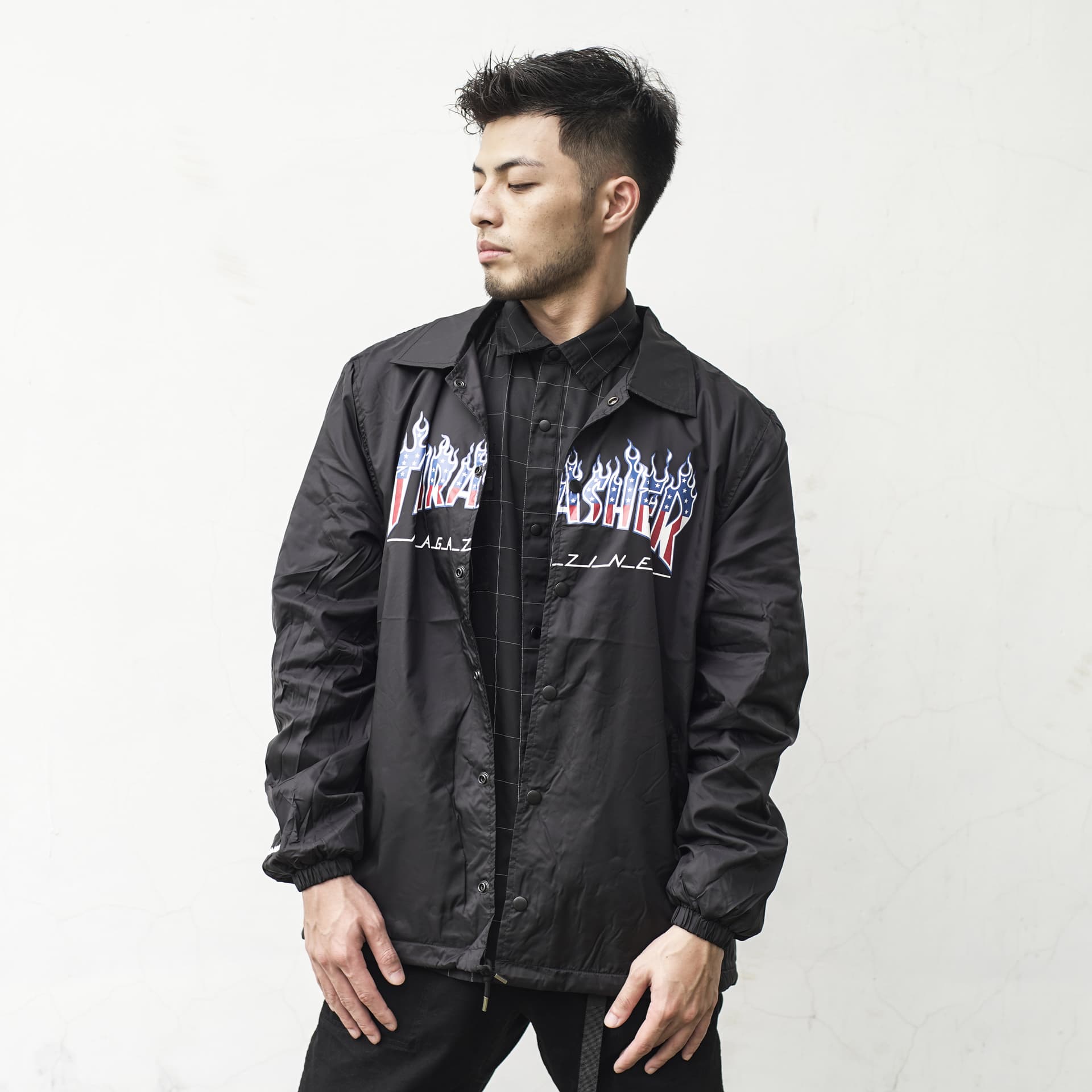 Thrasher Jacket Japan Version Black
