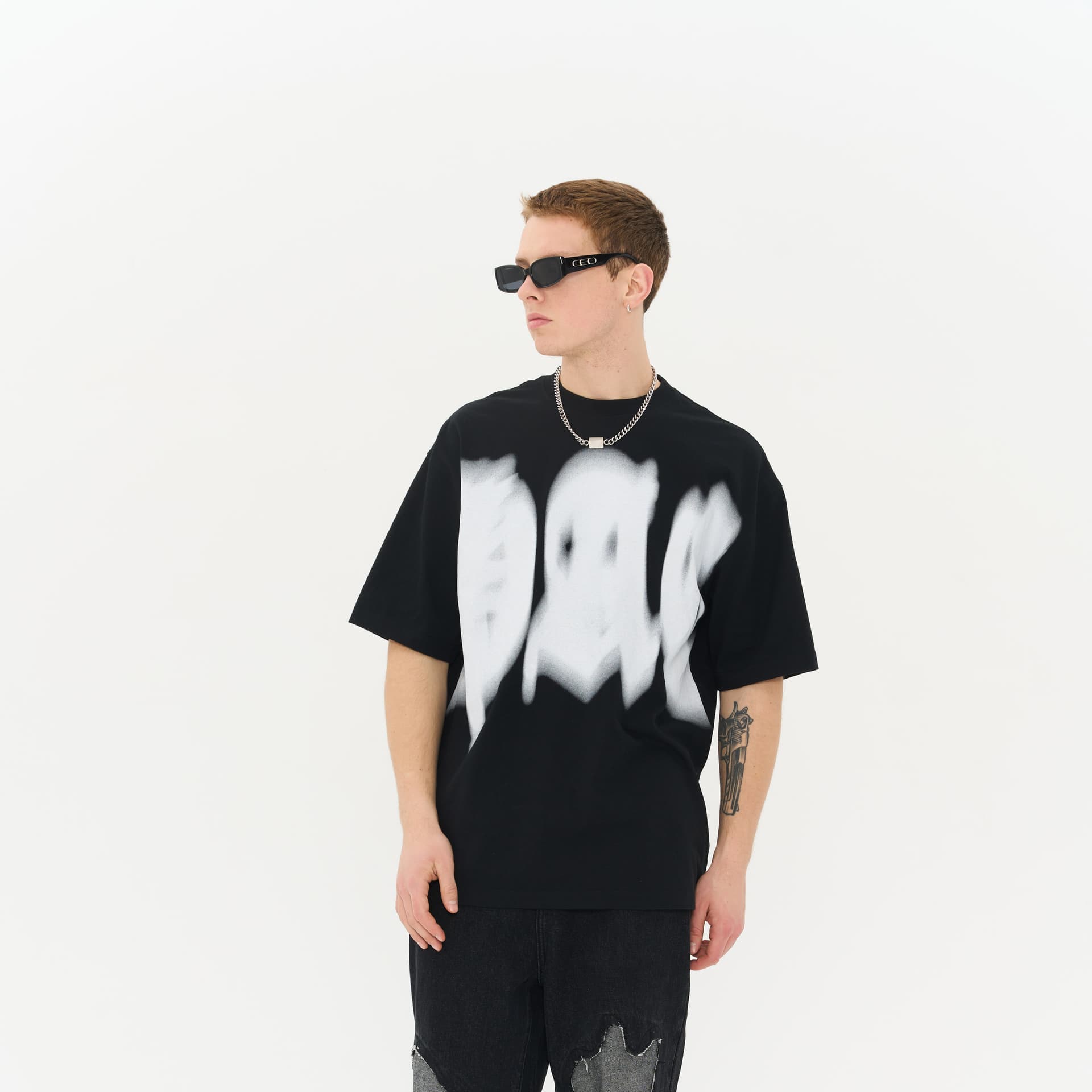 HARSH CRUEL Soccer Sports Structure T Shirts Crew Neck Moderate Straight Fit