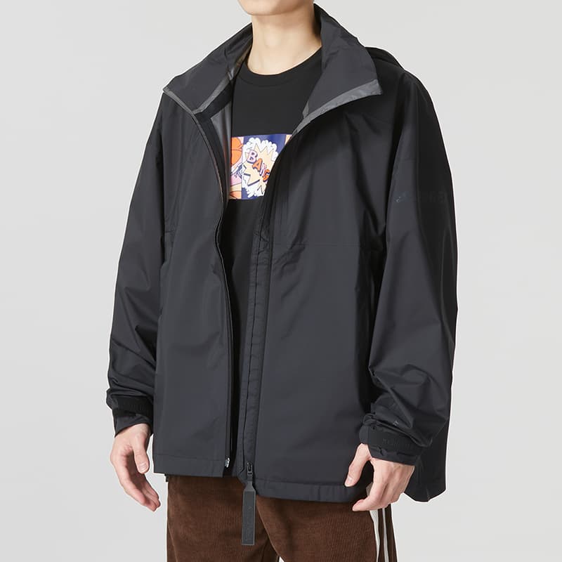 Adidas MYSHELTER Jackets Black Hooded (Nondetachable) Moderate Straight Fit