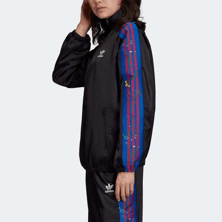 Adidas Originals Jackets Black Stand Collar Moderate Instructor
