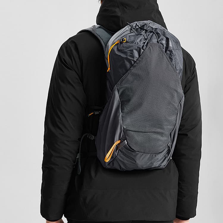 THE NORTH FACE 20L Comfortable Breathable Backpack Outdoor Bag Polyester Black Gray