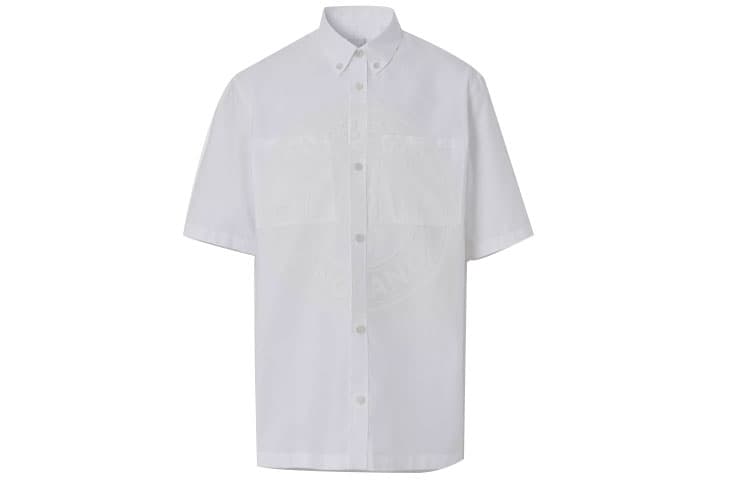 Burberry Shirts White Lapel Moderate Shirt