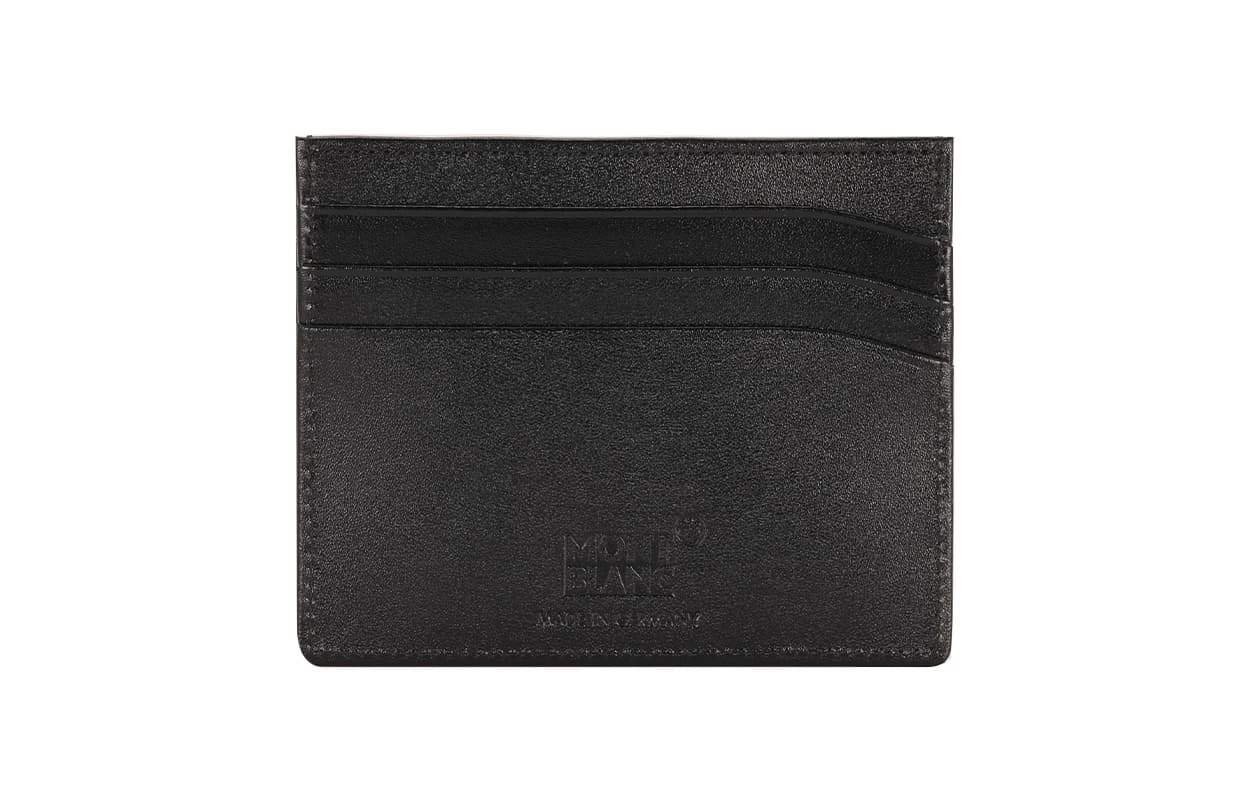 MONTBLANC Meisterstuck Gradient Cow Card Holder Gray/Black