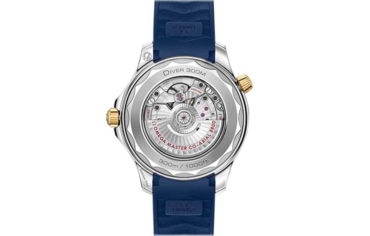OMEGA Seahorse Collection 300m Diving Watch Automatic Mechanical Movement Watch 42mm Blue Dial