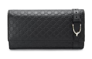 GUCCI Cow Wallet Black