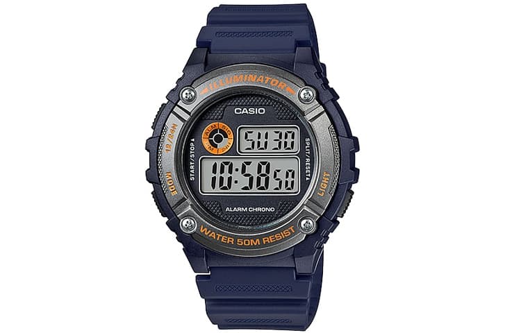 CASIO Men YOUTH Gray Watch W216H2BVDF Blue Strap