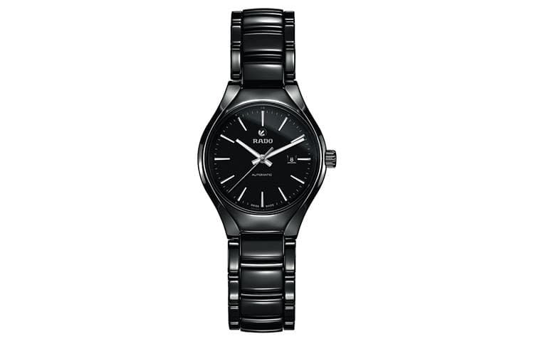 RADO Realme Collection Automatic Mechanical Movement Watch 30mm Black Dial Ceramic Watch Case R27242152