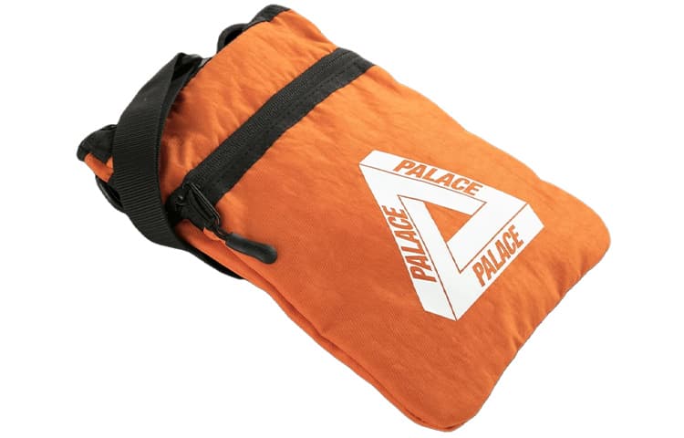 PALACE Nylon Fabric Coin Purse, Shoulder Bag Regular Orange