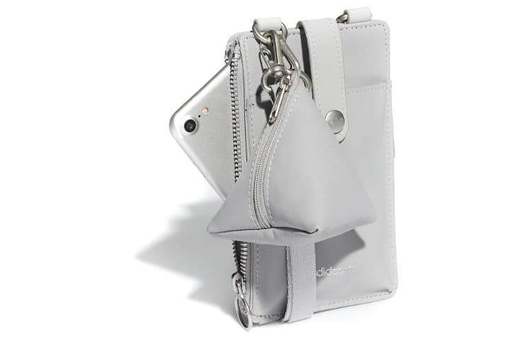 Adidas Originals PU Crossbody Bag, Shoulder Bag Regular Light Asphalt Gray