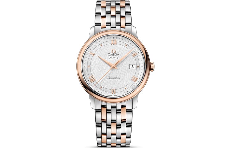 OMEGA Disc Fly Collection Elegant Automatic Mechanical Movement Watch 39.5mm Silver Dial Full Set Original