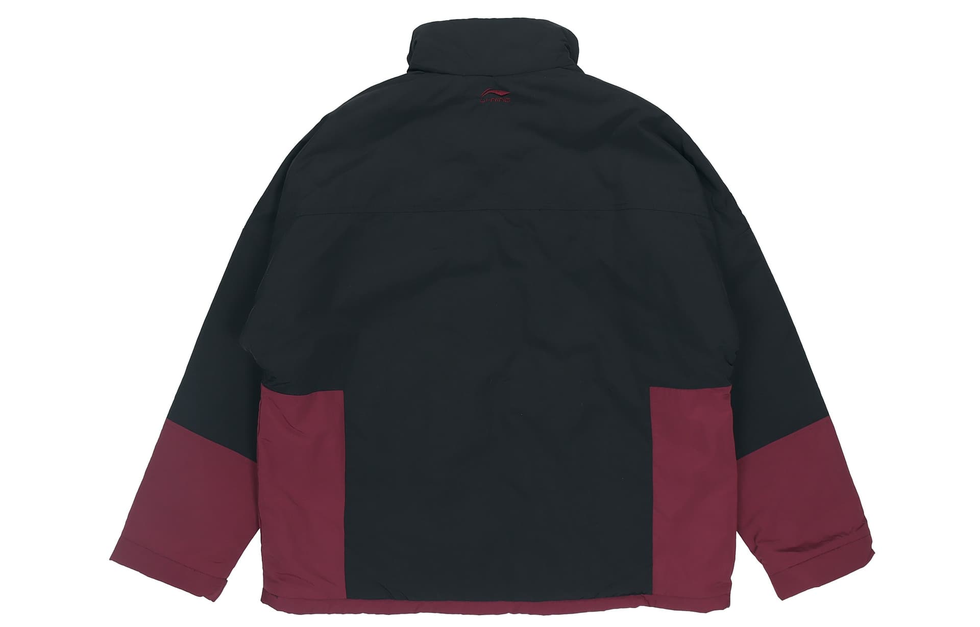 Li Ning Puffer Jacket Winter New Standard Black Grape Purple