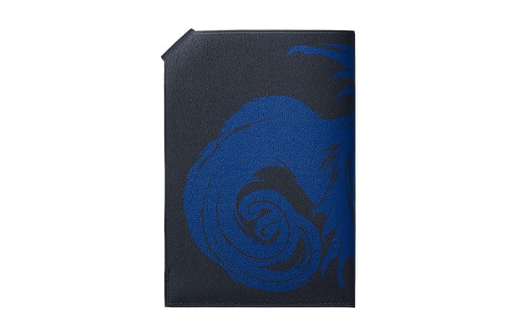 HERMES Tarmac Swift Passport Holder Indigo/Royal Blue