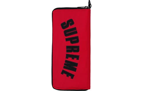 Supreme X The North Face/THE NORTH FACE Supreme SS19 Embroidery Makeup Bag Wallet Clutch Regular Red Red