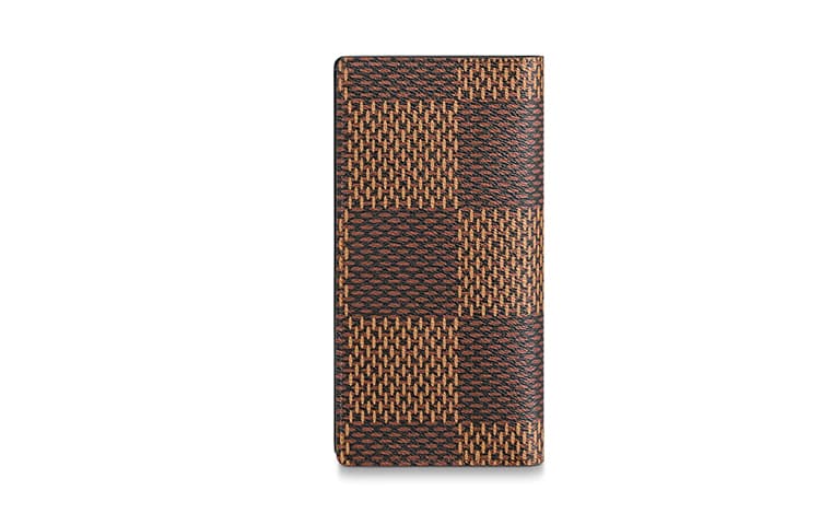 LOUIS VUITTON X Nigo Brazza Wallet Damier Ebene Giant Brown