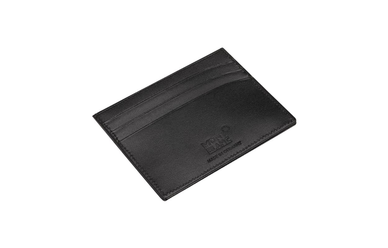 MONTBLANC Meisterstuck Gradient Cow Card Holder Gray/Black
