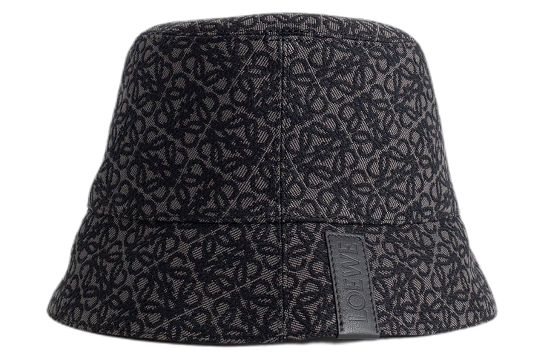 LOEWE Reversible Anagram Bucket Hat Black