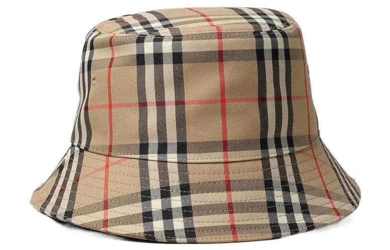 Burberry Vintage Check Bucket Hat Beige