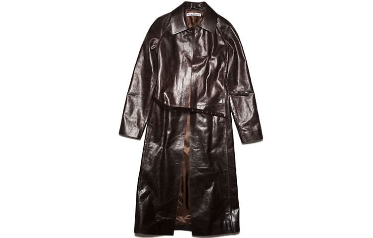 Acne Studios Jackets Brown Lapel Moderate Straight Fit
