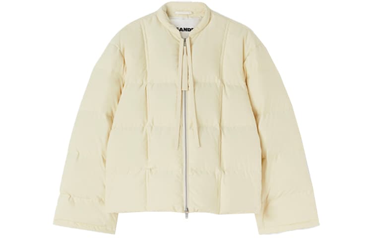 JIL SANDER Down Jacket Ecru